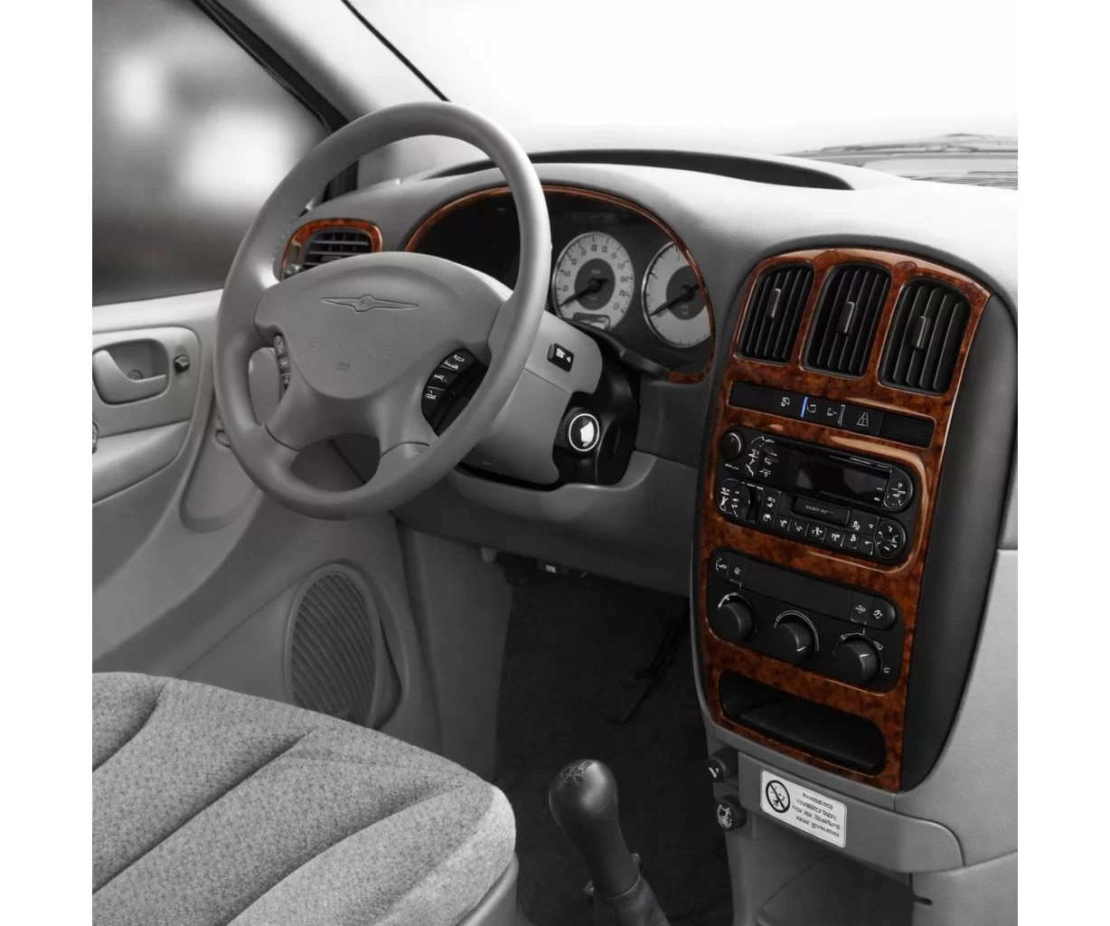 Chrysler Voyager 03.01-09.07 Mascherine sagomate per rivestimento cruscotti 7-Decori