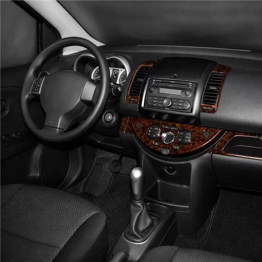 Nissan Note 01.2006 Mascherine sagomate per rivestimento cruscotti 8-Decori