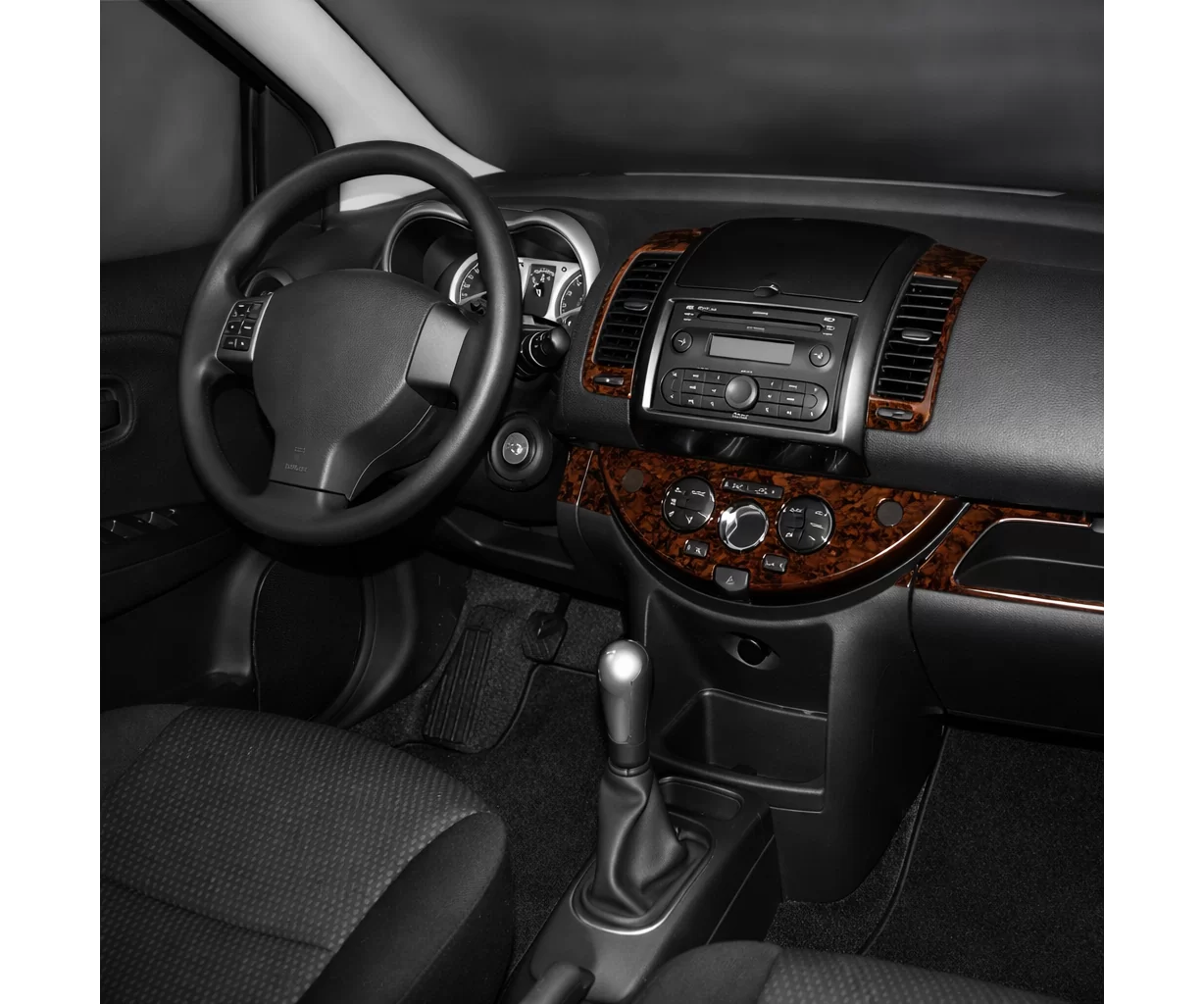 Nissan Note 01.2006 Mascherine sagomate per rivestimento cruscotti 8-Decori