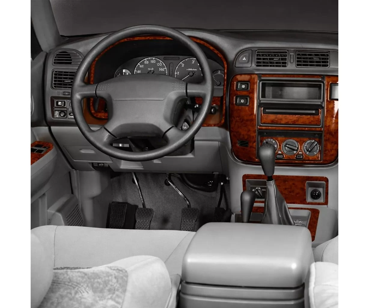 Nissan Patrol 02.00-06.04 Mascherine sagomate per rivestimento cruscotti 8-Decori