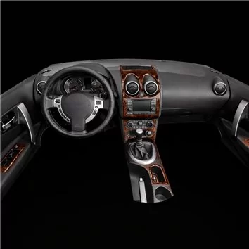 Nissan QashqaÄ± 01.11-12.12 Mascherine sagomate per rivestimento cruscotti 19-Decori