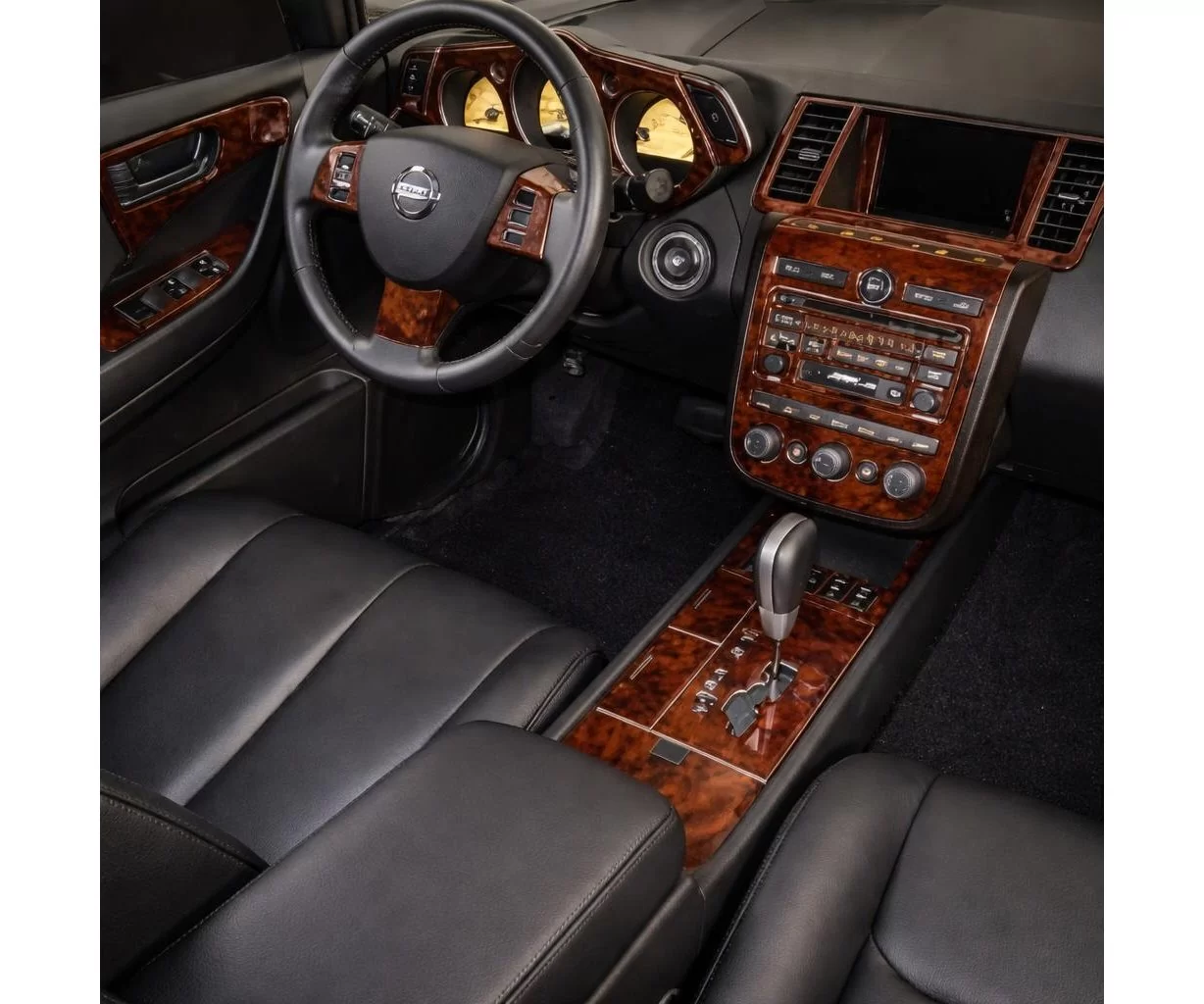 Nissan Murano 2003-2008 Basic Mascherine sagomate per rivestimento cruscotti 