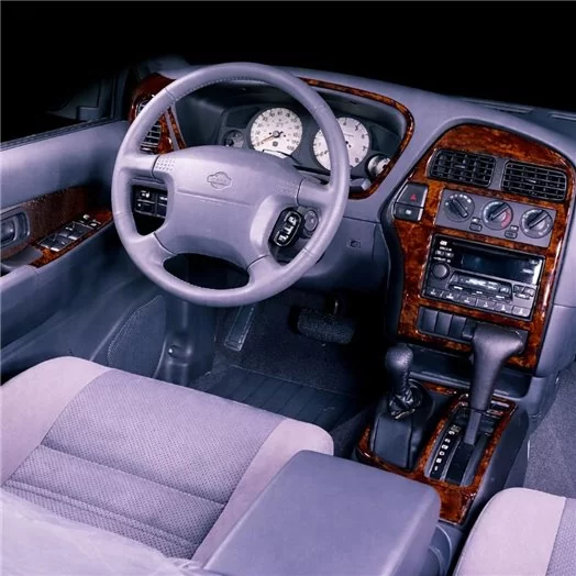 Nissan Pathfinder 09.96-12.01 Mascherine sagomate per rivestimento cruscotti 12-Decori Nissan Pathfinder 09.96-12.01 Mascherine sagomate per rivestimento cruscotti 12-Decori