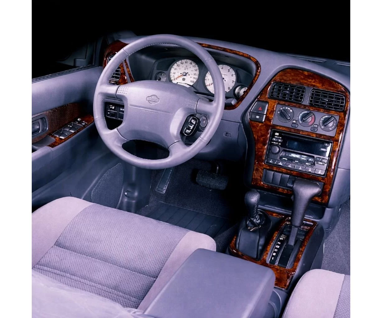 Nissan Pathfinder 09.96-12.01 Mascherine sagomate per rivestimento cruscotti 12-Decori Nissan Pathfinder 09.96-12.01 Mascherine sagomate per rivestimento cruscotti 12-Decori