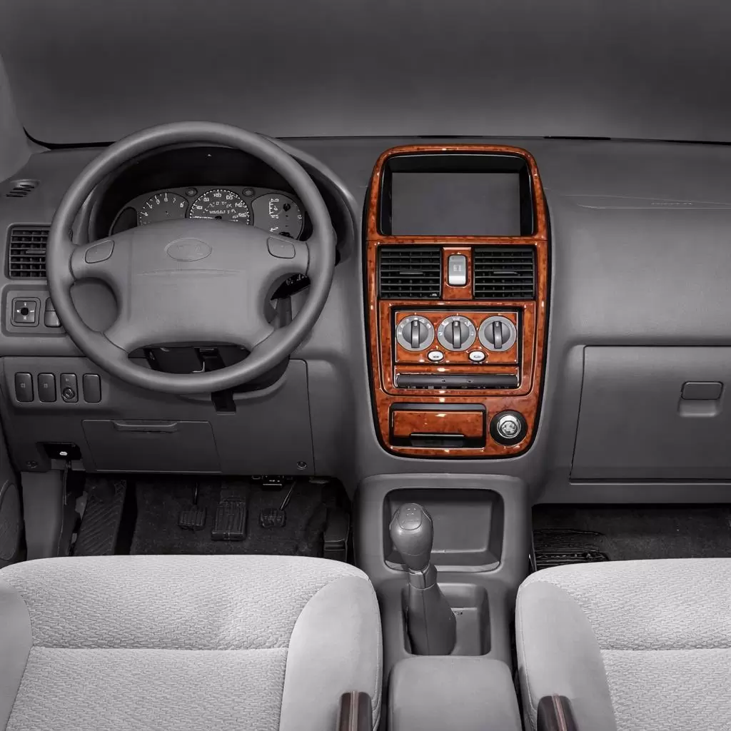 Kia Carens 10.00-06.02 Mascherine sagomate per rivestimento cruscotti 7-Decori