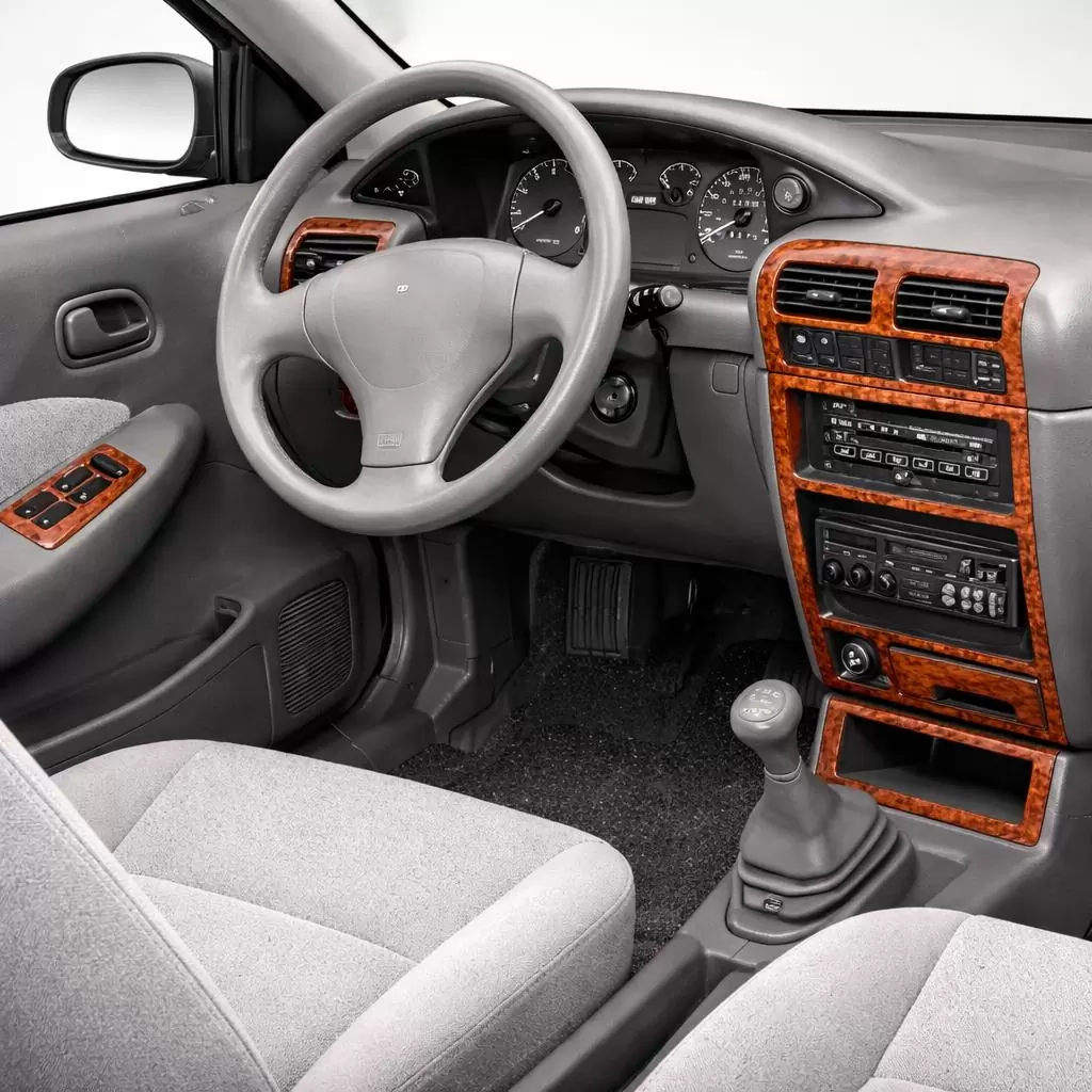 Kia Sephia 09.93-05.95 Mascherine sagomate per rivestimento cruscotti 12-Decori