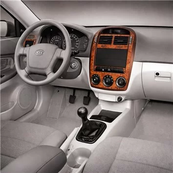 Kia Cerato LX HB 05.04-03.07 Mascherine sagomate per rivestimento cruscotti 7-Decori