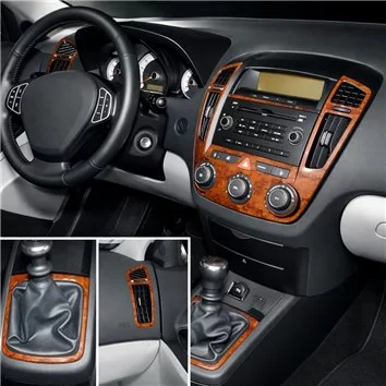 Kia Cee'd 01.2007 Mascherine sagomate per rivestimento cruscotti 8-Decori