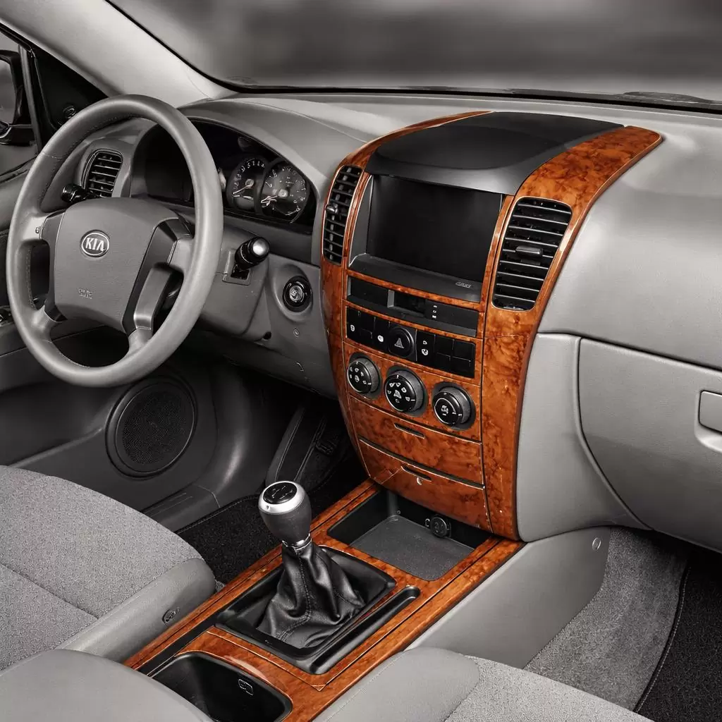 Kia Sorento 09.02-06.07 Mascherine sagomate per rivestimento cruscotti 13-Decori