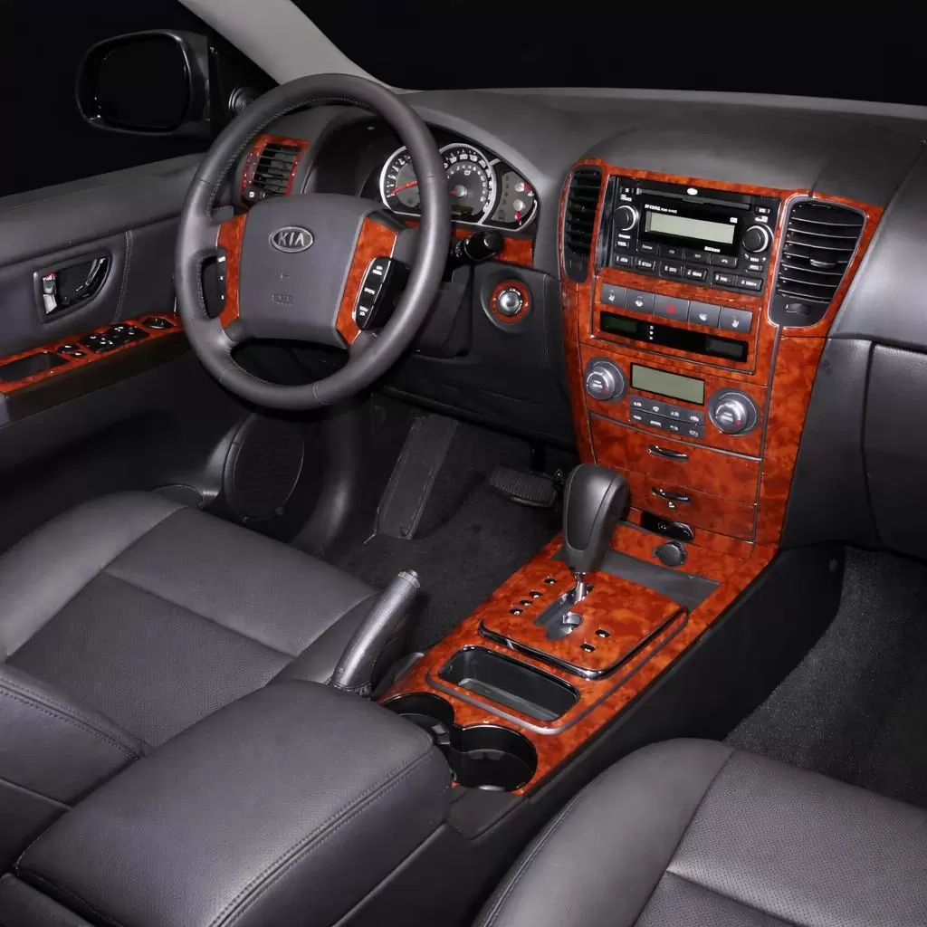 KIA Sorento 2008-2010 Ful Kit, Automatic Gear,with Heated Seats Mascherine sagomate per rivestimento cruscotti 