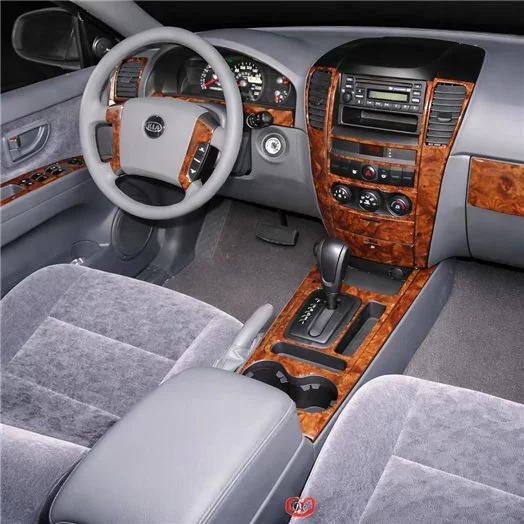 Kia Sorento 2003-2004 Full Set, Automatic Gear Mascherine sagomate per rivestimento cruscotti 