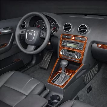 Audi A3 Typ 8P 03.2003 Mascherine sagomate per rivestimento cruscotti 14-Decori