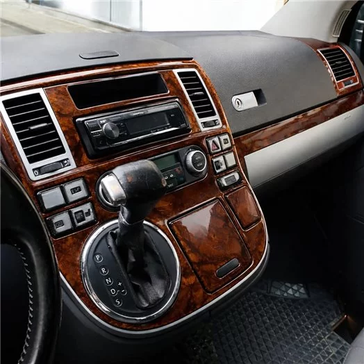 Volkswagen Multivan 2003-2010 Mascherine sagomate per rivestimento cruscotti 26-Decori Volkswagen Multivan 2003-2010 Mascherine sagomate per rivestimento cruscotti 26-Decori