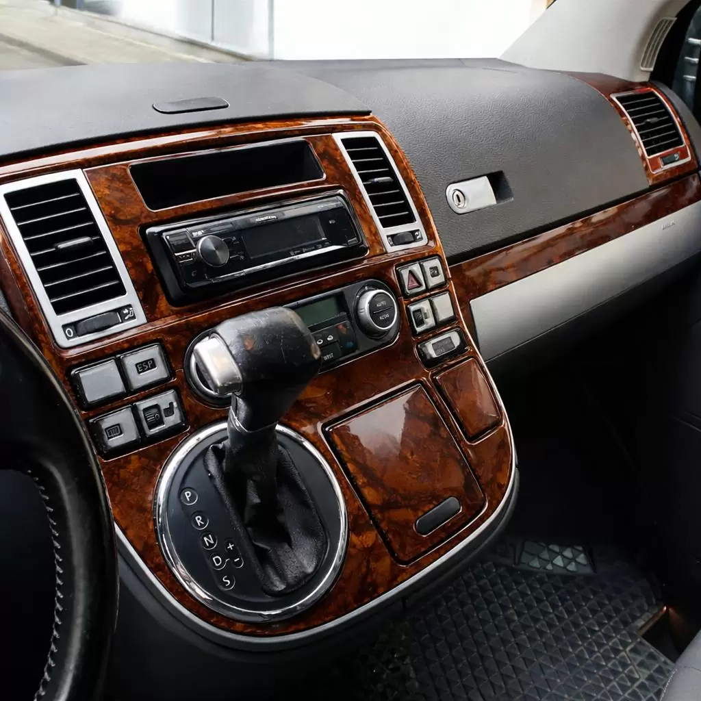 Volkswagen Multivan 2003-2010 Mascherine sagomate per rivestimento cruscotti 26-Decori Volkswagen Multivan 2003-2010 Mascherine sagomate per rivestimento cruscotti 26-Decori