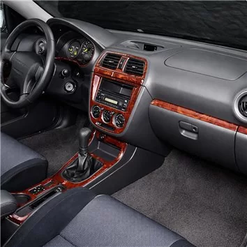 Subaru Impreza/WRX 2002-2004 Manual Gear Box, Manual Gearbox AC Control Mascherine sagomate per rivestimento cruscotti 