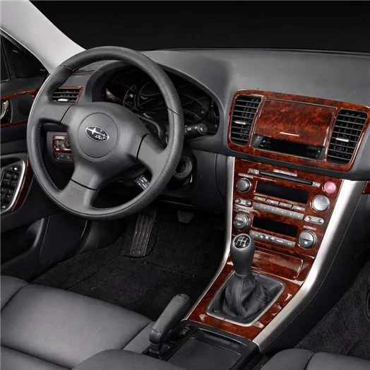 Subaru Legacy 2005-2006 Manual Gearbox AC Control, Manual Gear Box Mascherine sagomate per rivestimento cruscotti 