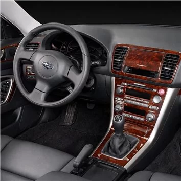 Subaru Legacy 2005-2006 With NAVI system Mascherine sagomate per rivestimento cruscotti 