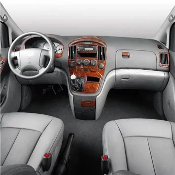 Hyundai H1 Full Set 03.2008 Mascherine sagomate per rivestimento cruscotti 32-Decori