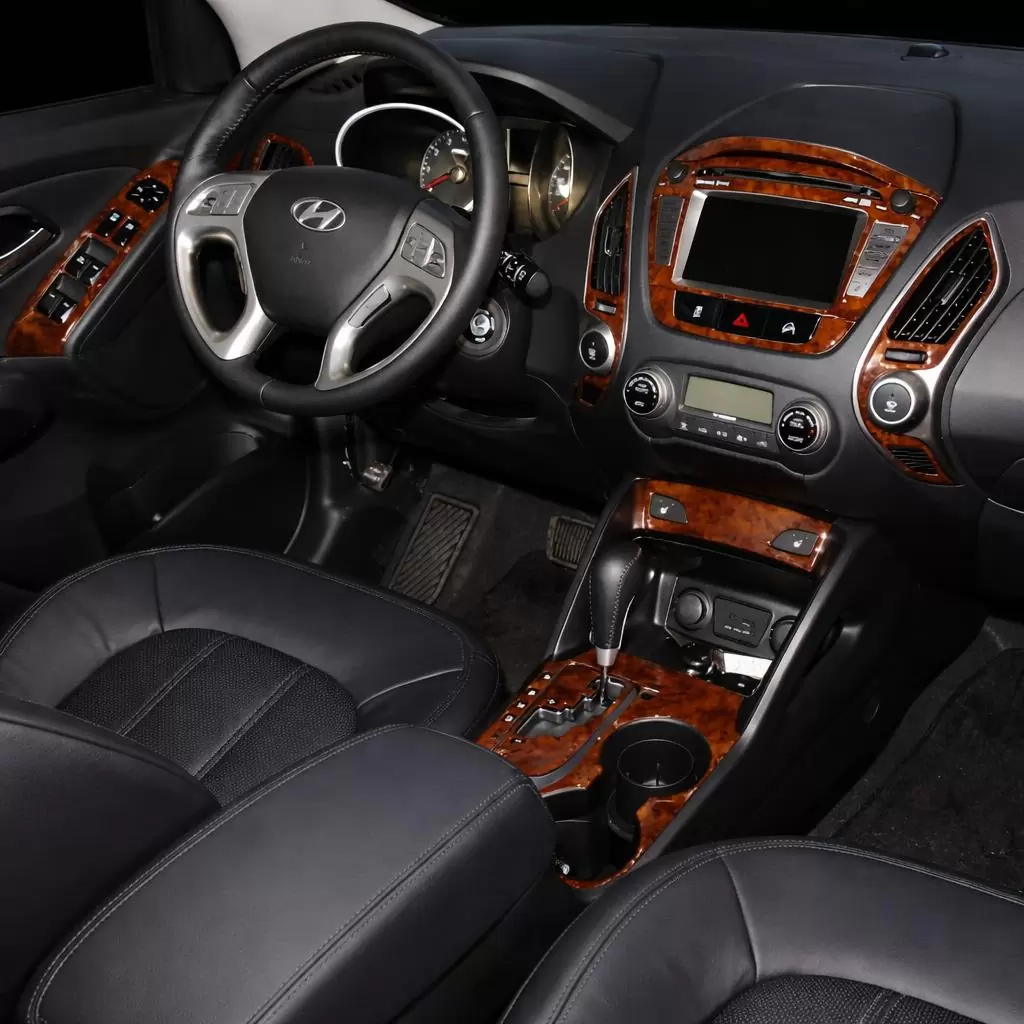 Hyundai ix35 2010-UP Basic Set, With NAVI Mascherine sagomate per rivestimento cruscotti Hyundai ix35 2010-UP Basic Set, With NAVI Mascherine sagomate per rivestimento cruscotti