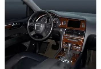 Audi Q7 2007-2014 Kit Rivestimento Cruscotto all'interno del veicolo Cruscotti personalizzati 27-Decori