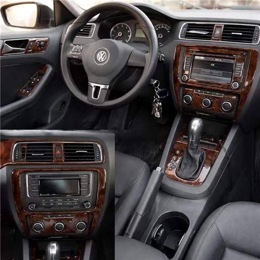 Volkswagen Jetta 2011-UP Full Set, Without NAVI Mascherine sagomate per rivestimento cruscotti Volkswagen Jetta 2011-UP Full Set, Without NAVI Mascherine sagomate per rivestimento cruscotti