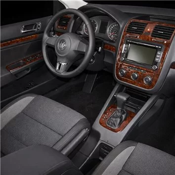 Volkswagen Jetta 2010-2010 Full Set, Manual Gear Box Mascherine sagomate per rivestimento cruscotti 