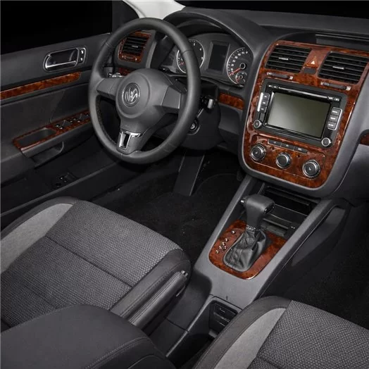 Volkswagen Jetta 2010-2010 Full Set, Manual Gear Box Mascherine sagomate per rivestimento cruscotti 