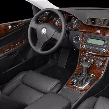 Volkswagen Passat 2006-2009 Manual Gearbox AC Controls, Basic Mascherine sagomate per rivestimento cruscotti 