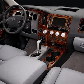Toyota Tundra 2007-UP Full Set, Bucket Seats, Automatic AC Control Mascherine sagomate per rivestimento cruscotti 