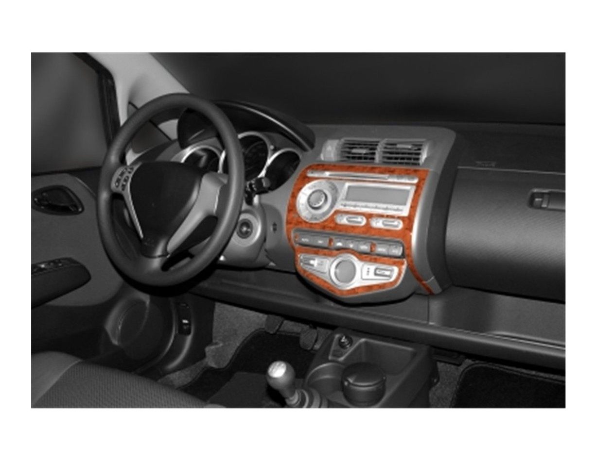 Honda Jazz 01.2002 Kit Rivestimento Cruscotto all'interno del veicolo Cruscotti personalizzati 7-Decori