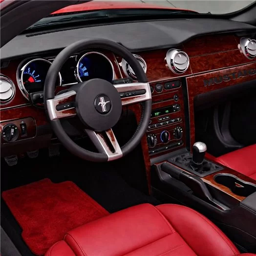 Ford Mustang 2005-2009 Soft roof-Coupe, Full Mascherine sagomate per rivestimento cruscotti 