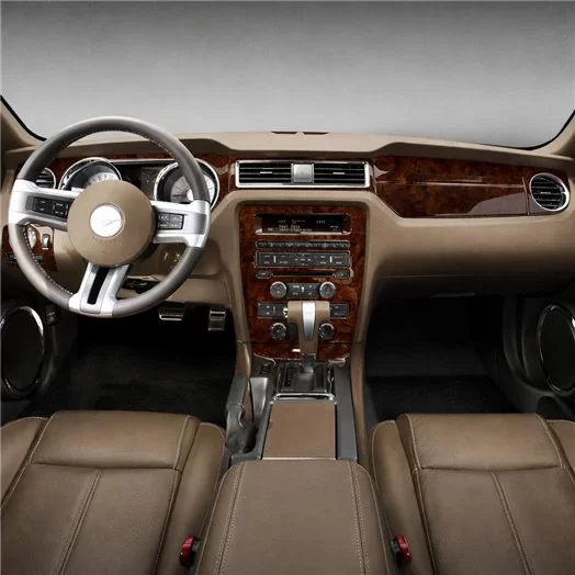 Ford Mustang 2010-UP Full Set, Without NAVI Mascherine sagomate per rivestimento cruscotti 