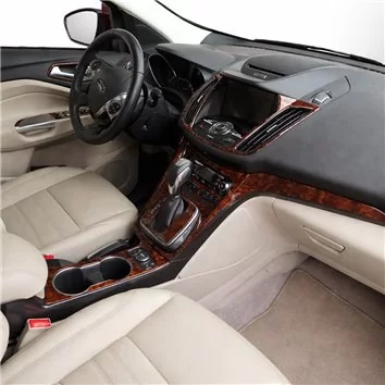 Ford Kuga 2013-UP Full Set, With NAVI Mascherine sagomate per rivestimento cruscotti 