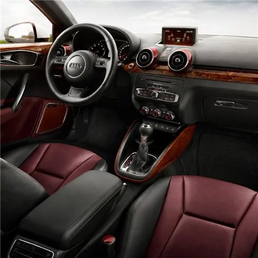 Audi A1 ab 2012 Mascherine sagomate per rivestimento cruscotti 13-Decori Audi A1 ab 2012 Mascherine sagomate per rivestimento cruscotti 13-Decori