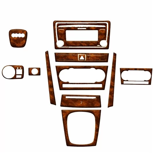 Audi A3 Typ 8P 01.2010 Mascherine sagomate per rivestimento cruscotti 13-Decori