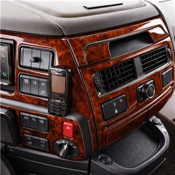 Daf XF106/116 2013-2021 3M Mascherine sagomate per rivestimento cruscotti 23-Decori