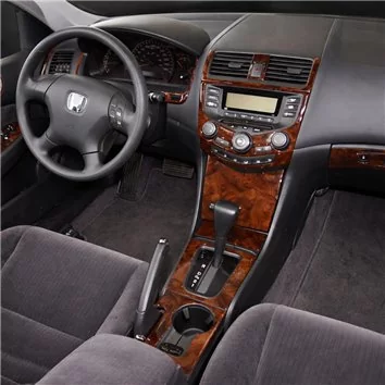 Honda Accord 2003-2007 Basic Set, Automatic A/C control, Without NAVI system, 4 Doors Mascherine sagomate per rivestimento crusc