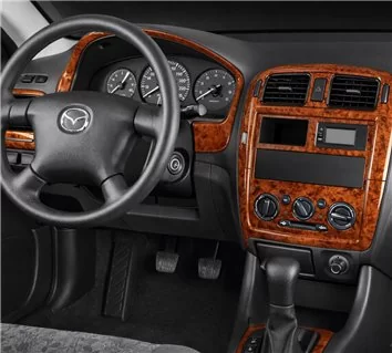 Mazda 323 FS 09.98-11.00 Mascherine sagomate per rivestimento cruscotti 9-Decori