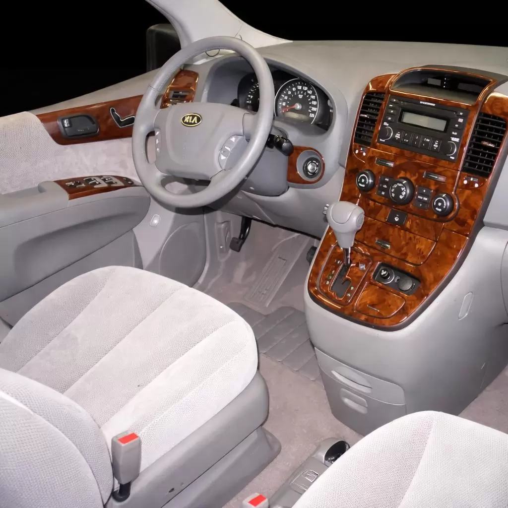 Kia Sedona 2006-UP Full Set, Automatic Gear Mascherine sagomate per rivestimento cruscotti 