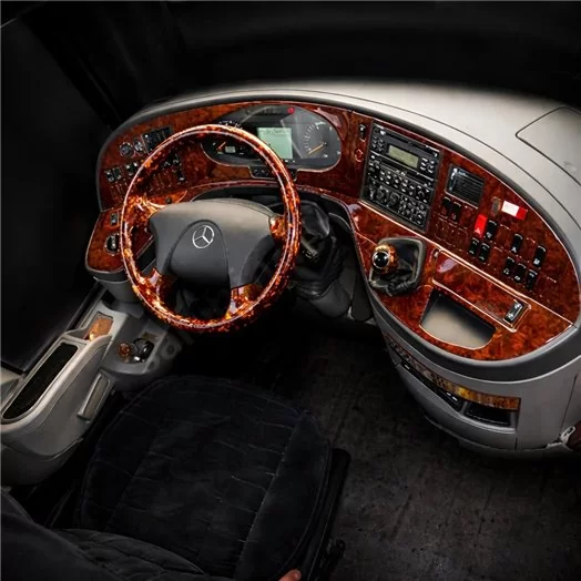 Mercedes Travego 02.05-12.10 Mascherine sagomate per rivestimento cruscotti 44-Decori