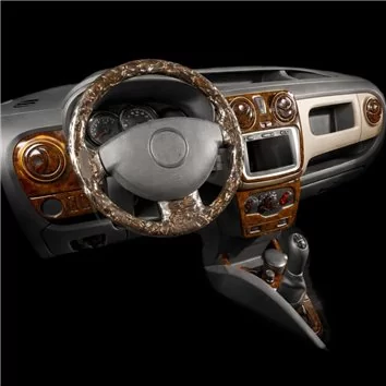 Dacia Lodgy 01.2010 Mascherine sagomate per rivestimento cruscotti 17-Decori