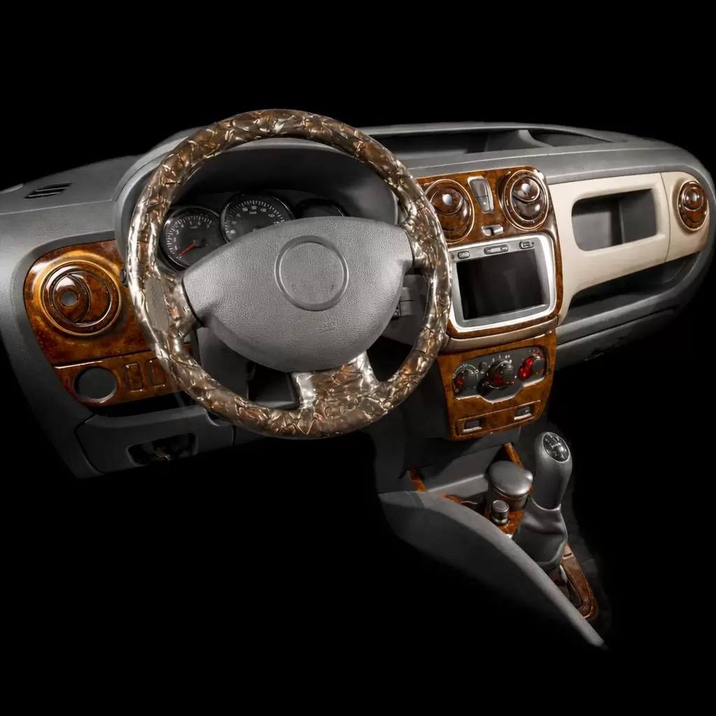 Dacia Lodgy 01.2010 Mascherine sagomate per rivestimento cruscotti 17-Decori