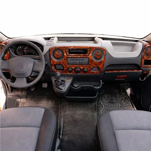 Opel Movano 01.2010 Mascherine sagomate per rivestimento cruscotti 23-Decori