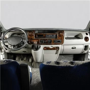 Opel Movano 01.04-12.09 Mascherine sagomate per rivestimento cruscotti 28-Decori