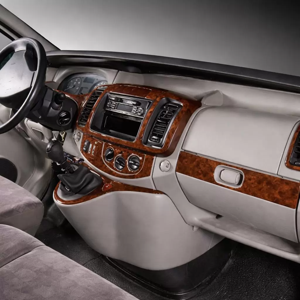 Opel Vivaro 01.07-01.11 Mascherine sagomate per rivestimento cruscotti 17-Decori Opel Vivaro 01.07-01.11 Mascherine sagomate per rivestimento cruscotti 17-Decori