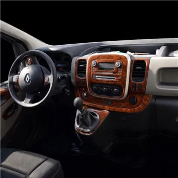 Opel Vivaro 01.2015 Mascherine sagomate per rivestimento cruscotti 30-Decori