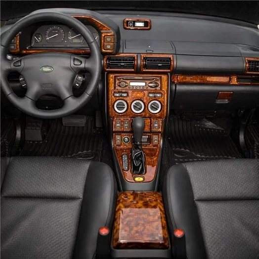 Land Rover Freelander 2002-2003 Full Set, 34 Parts Mascherine sagomate per rivestimento cruscotti Land Rover Freelander 2002-2003 Full Set, 34 Parts Mascherine sagomate per rivestimento cruscotti