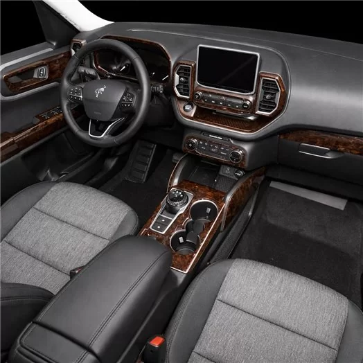 Ford Bronco Sport 2021-2024 Mascherine sagomate per rivestimento cruscotti 29-Decori Ford Bronco Sport 2021-2024 Mascherine sagomate per rivestimento cruscotti 29-Decori