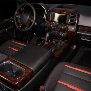Ford F-150 SuperCab 2018-2020 Mascherine sagomate per rivestimento cruscotti 39 Decori