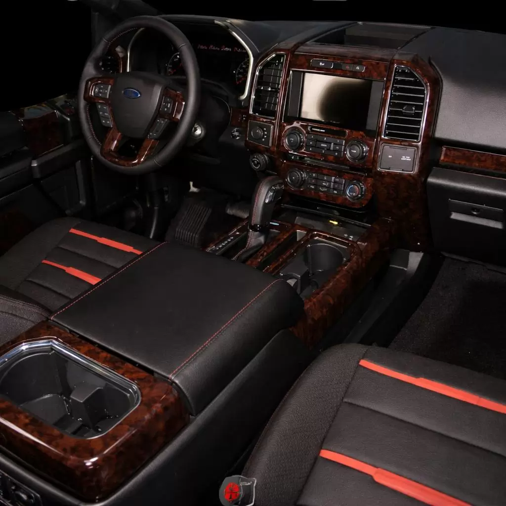 FORD F-150 REGULAR CAB 2015-2017 Mascherine sagomate per rivestimento cruscotti 49 Decori